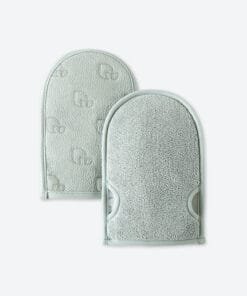 Body and Face Scrub Mitt, eucalyptus